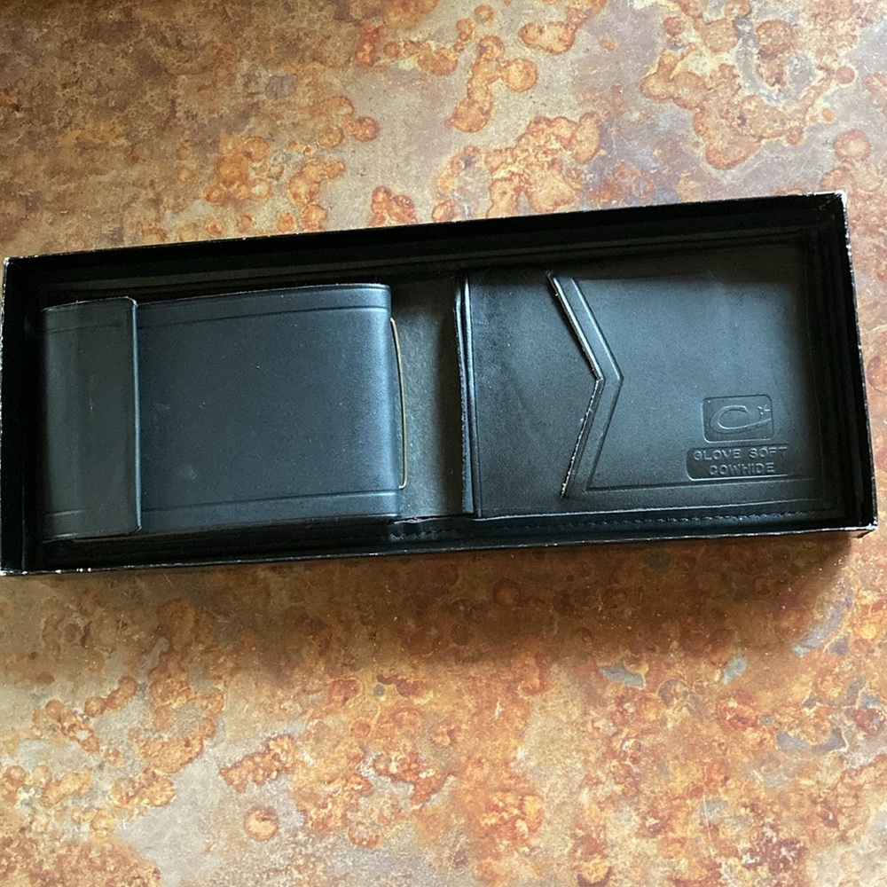 NiB Capri black leather men’s wallet